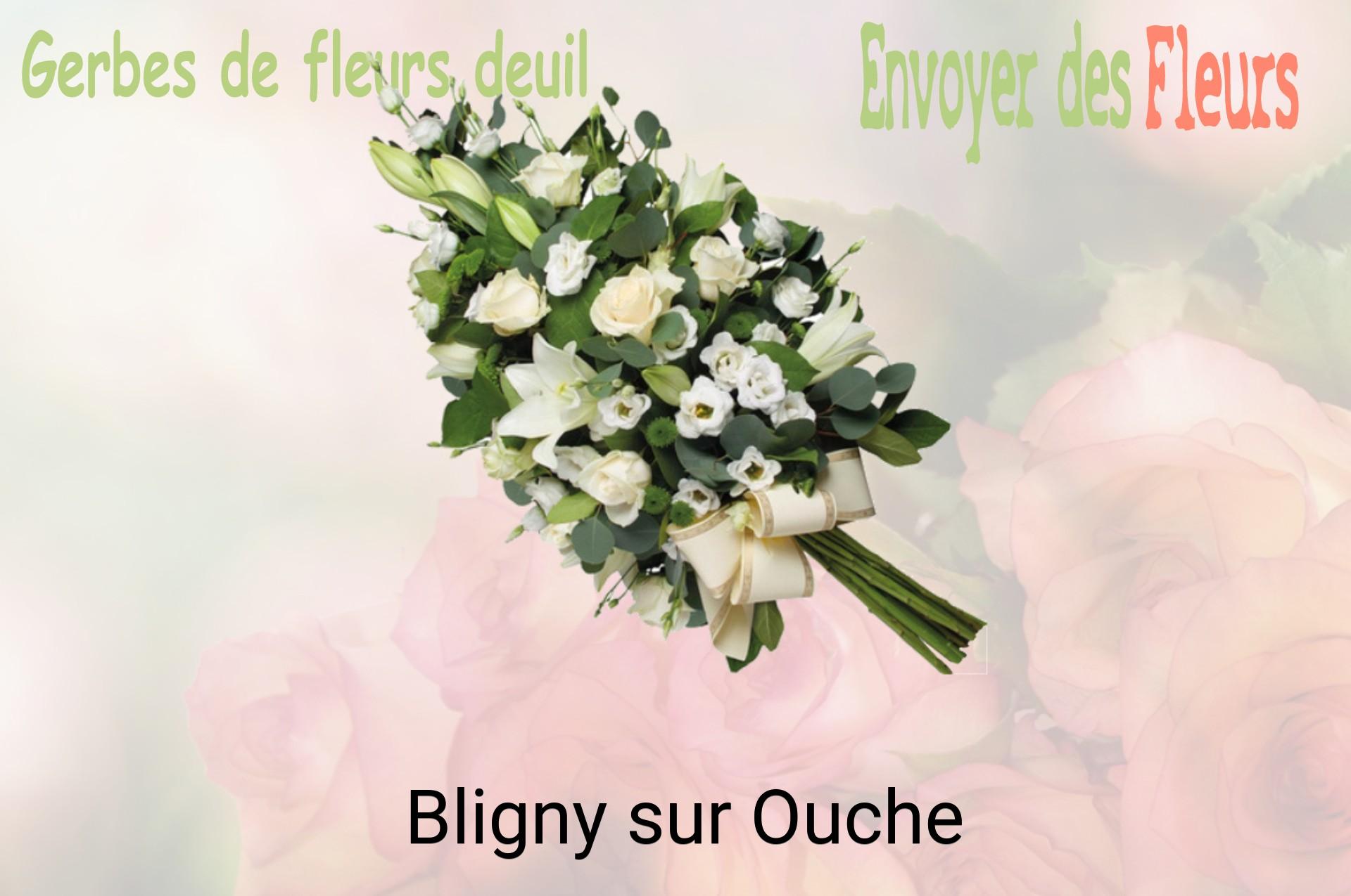 Gerbe de fleurs de deuil livrée à Bligny-sur-Ouche
